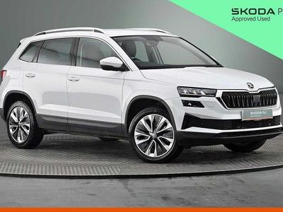 Moon white metallic Used 2023 Skoda Karoq SE L SUV | £19,987 (Good price)