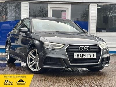 Grey Used 2019 Audi A3 S-Line Sedan | £15,950 (Good price)