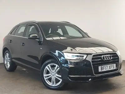 Used Audi Q3 S-Line 150 HP (110 kW) 2017 Black SUV