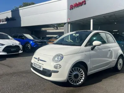 Used Fiat 500 Lounge 69 HP (50 kW) 2012 Bossanova white Hatchback