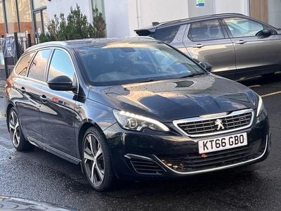Used Peugeot 308 SW GT 180 HP (132 kW) 2017 Black Estate