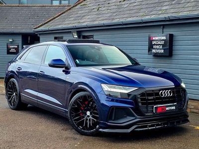 Blue Used 2019 Audi Q8 S-Line SUV | £36,489 (Fair price)