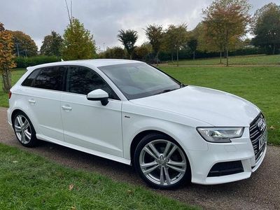 Used Audi A3 S-Line 150 HP (110 kW) 2016 White Hatchback