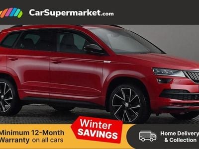 Red Used 2019 Skoda Karoq SportLine SUV | £16,197 (Fair price)