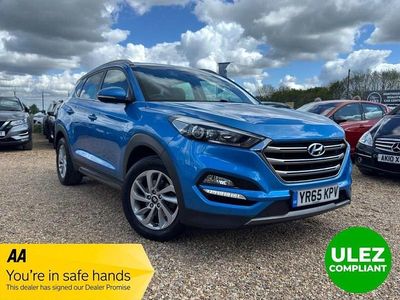 Usado Hyundai Tucson Premium 116 HP (85 kW) 2015 Azul SUV