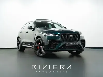 Used Jaguar F-Pace SVR 550 HP (404 kW) 2022 Green SUV