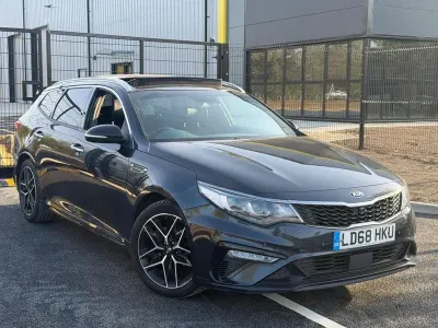 Used Kia Optima GT-Line S 136 HP (100 kW) 2018 Blue Estate