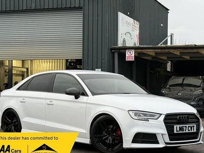 White Used 2017 Audi A3 S-Line Sedan | £10,290 (Fair price)