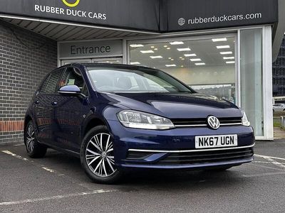 Used VW Golf VII SE 125 HP (91 kW) 2017 Blue Hatchback