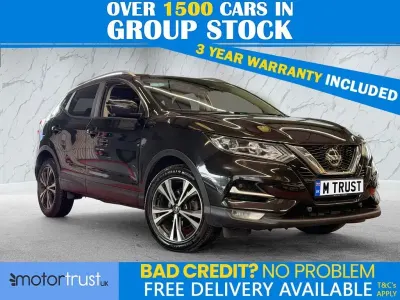 Used Nissan Qashqai N-Connecta 160 HP (117 kW) 2021 Black SUV