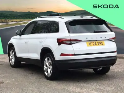 Used Skoda Kodiaq SE L Executive 150 HP (110 kW) 2024 White SUV