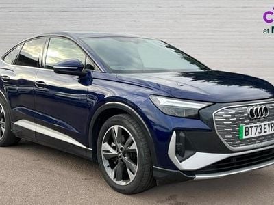 Used Audi Q4 e-tron S-Line 150 kW (204 HP) 2023 Blue SUV