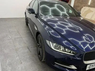 Used Jaguar XE R-Sport 180 HP (132 kW) 2017 Blue Sedan