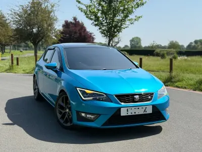Usado Seat Leon FR 184 HP (135 kW) 2015 Azul Citadino