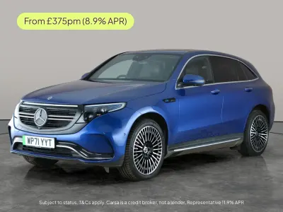 Used Mercedes EQC400 AMG line 300 kW (408 HP) 2022 Blue SUV