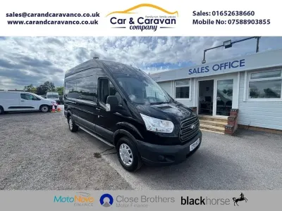 Used Ford Transit 130 HP (95 kW) 2019 Black Van