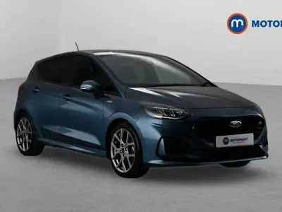 Used Ford Fiesta ST-Line 125 HP (91 kW) 2022 Blue Hatchback