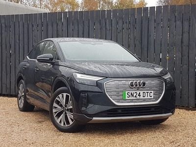 Black Used 2024 Audi Q4 e-tron Sport SUV | £33,498 (Expensive)