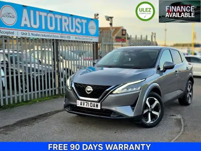Used Nissan Qashqai N-Connecta 138 HP (101 kW) 2021 Grey SUV