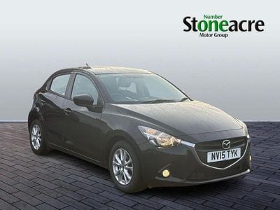Black Used 2015 Mazda 2 Hatchback | £6,506 (Fair price)
