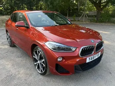 Used BMW X2 M Sport 190 HP (139 kW) 2018 Orange SUV