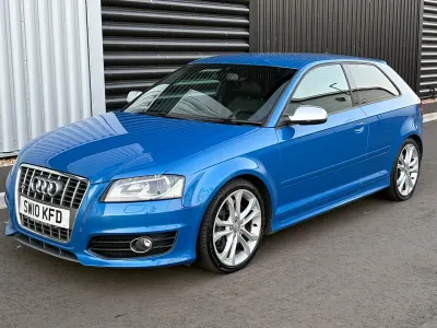 Used Audi A3 200 HP (147 kW) 2010 Blue Hatchback