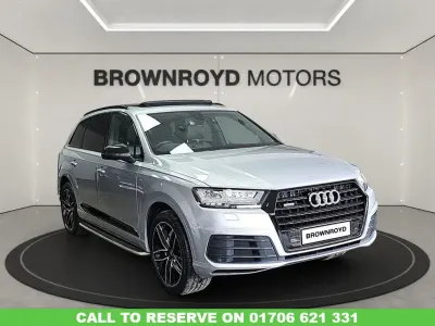 Used Audi Q7 S-Line 272 HP (200 kW) 2018 Silver SUV