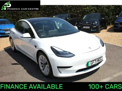 Used Tesla Model 3 Standard Range Plus 366 kW (498 HP) 2021 White Sedan