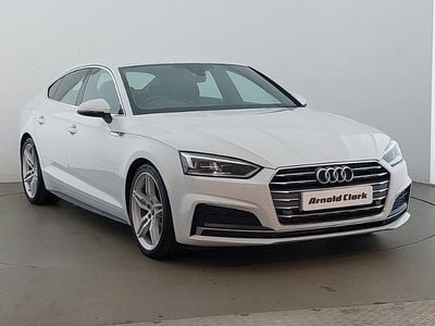 Used Audi A5 S-Line 150 HP (110 kW) 2019 White Coupe