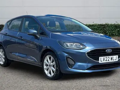 Used Ford Fiesta Trend 101 HP (74 kW) 2022 Blue Hatchback