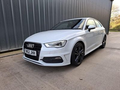 White Used 2013 Audi A3 S-Line Hatchback | £6,499 (A bit pricey)