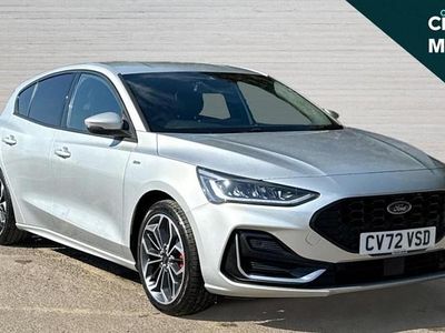 Silver Used 2022 Ford Focus ST-Line Hatchback | £16,534 (Fair price)
