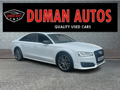 Used Audi S8 plus Advanced 605 HP (444 kW) 2017 White Sedan