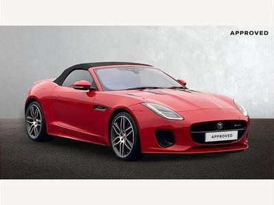 Used Jaguar F-Type R-Dynamic 300 HP (220 kW) 2018 Caldera red Cabriolet