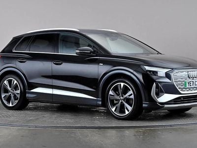 Black Used 2021 Audi Q4 e-tron S-Line SUV | £31,998