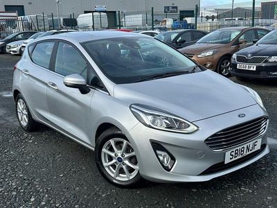 Used Ford Fiesta Zetec 2018 Silver Hatchback