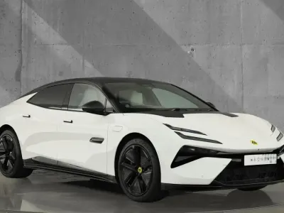 New Lotus Emeya 675 kW (918 HP) 2026 White Hatchback