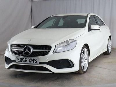 Used Mercedes A200 AMG line 136 HP (100 kW) 2016 White Hatchback