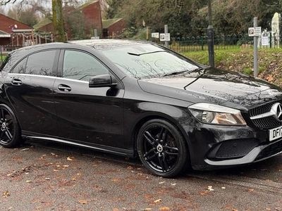 Black Used 2017 Mercedes A200 AMG line Hatchback | £10,495 (Fair price)