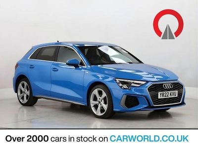 Blue Used 2022 Audi A3 Sportback e-tron S-Line Hatchback | £13,700 (Fair price)