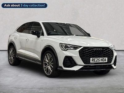 White Used 2025 Audi Q3 Sportback Black Edition SUV | £36,504 (A bit pricey)