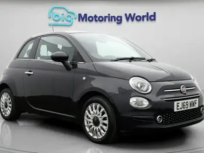 Used Fiat 500 Lounge 69 HP (50 kW) 2019 Black Hatchback