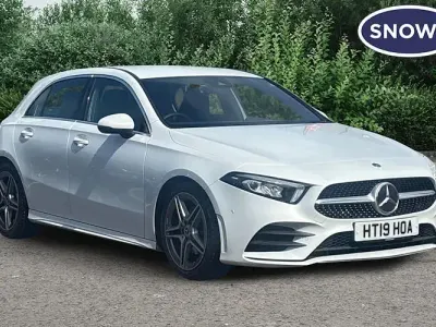 Used Mercedes A180 Executive 136 HP (100 kW) 2019 White Hatchback