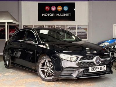 Used Mercedes A180 AMG line 136 HP (100 kW) 2019 Black Hatchback