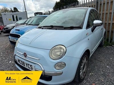 Usado Fiat 500 Lounge 69 HP (50 kW) 2008 Azul Citadino