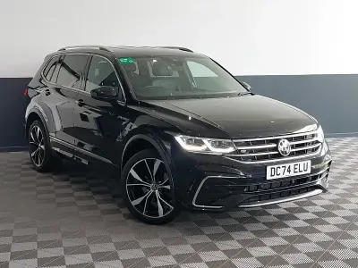Used VW Tiguan Allspace R-line 150 HP (110 kW) 2024 Black SUV