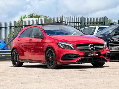 Used Mercedes A45 AMG AMG 360 HP (264 kW) 2017 Red Hatchback