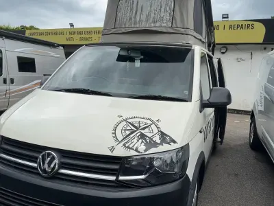 Begagnad VW Transporter 2004 Vit Van