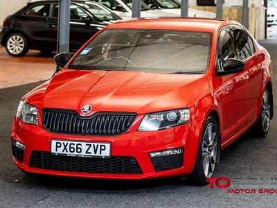 Used Skoda Octavia vRS 184 HP (135 kW) 2016 Red Hatchback