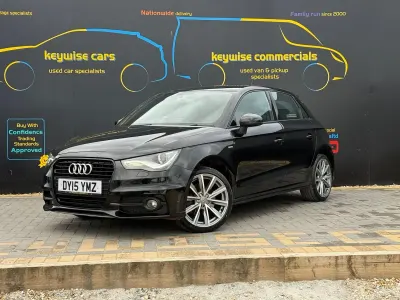 Used Audi A1 S-Line 116 HP (85 kW) 2015 Black Hatchback